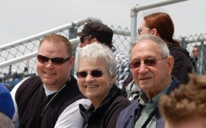 Family at the Baseball Game